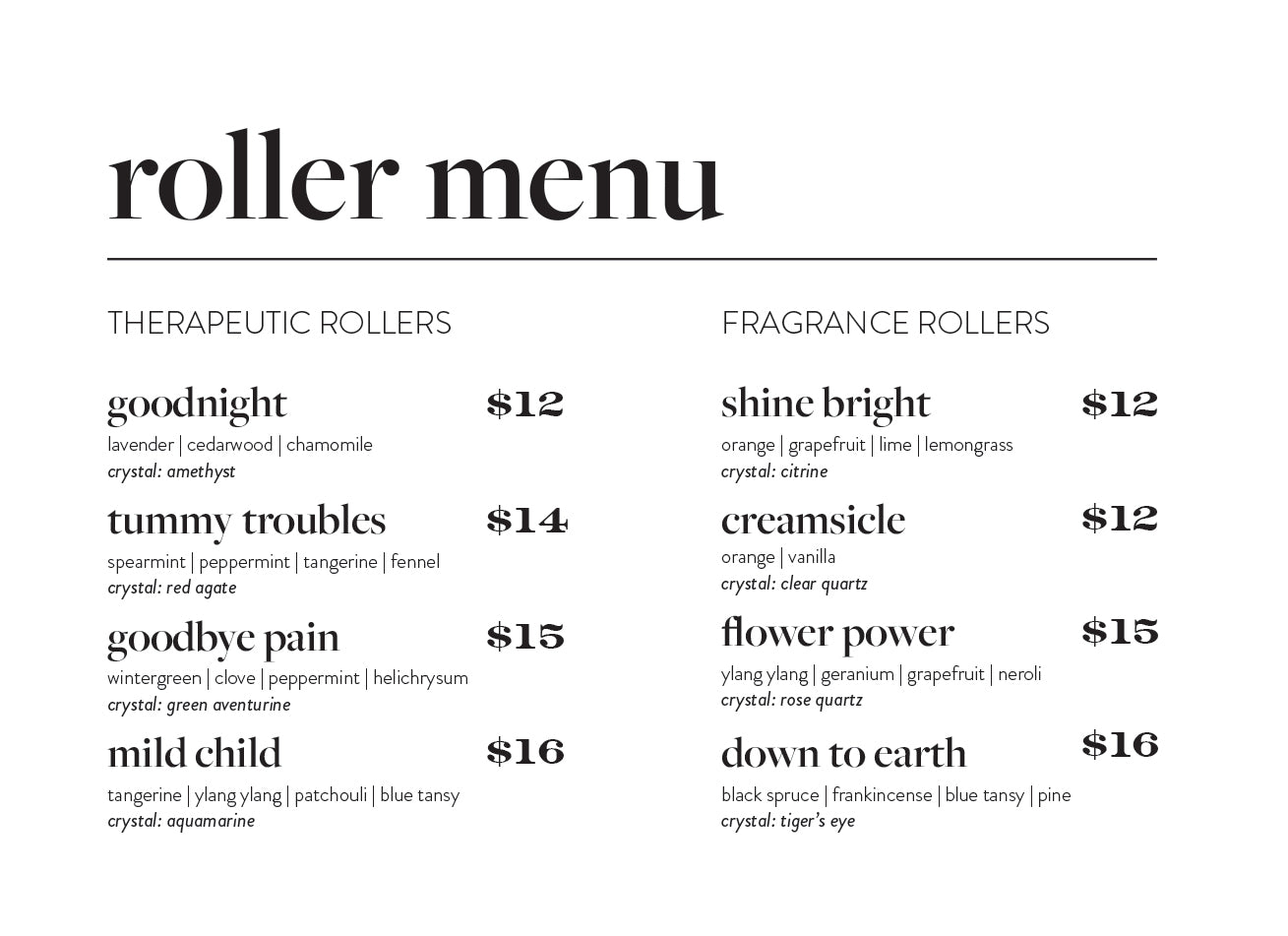 FLOWER POWER Essential Oil Roller